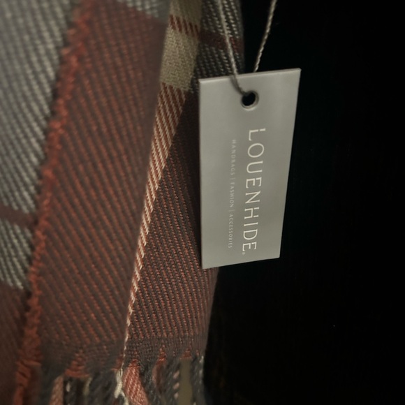 Glasgow Scarf in Pink & Gray Plaid by Louenhide - Picture 5 of 5